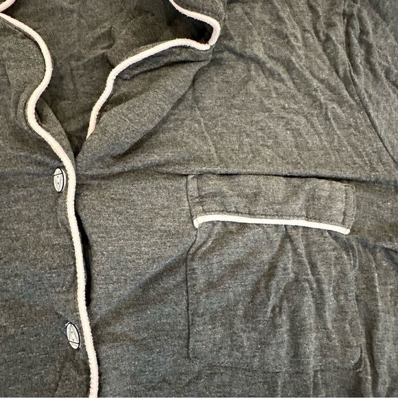 Ekouaer Cotton Pajamas Short Sleeve Pjs Set Button Down Sleepwear Loungewear - Picture 7 of 10